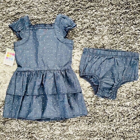 NWT | Baby Girl’s 2pc Summer Dress - Picture 2 of 3
